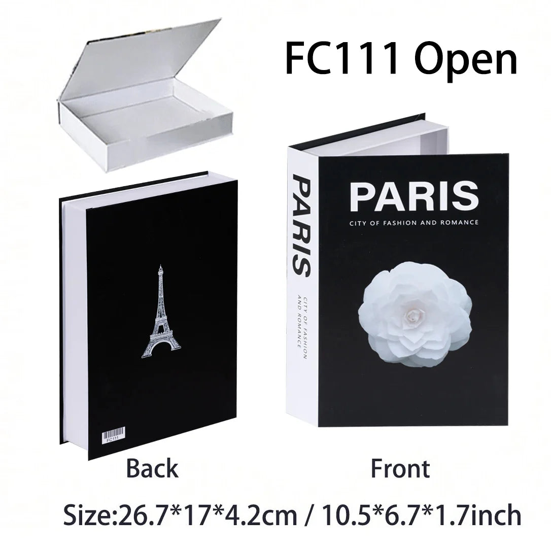 Luxury Fake Books Home Decoration Accessories for Living Room Fashion Fake Book Storage Box Simple Nordic Coffee Table Books