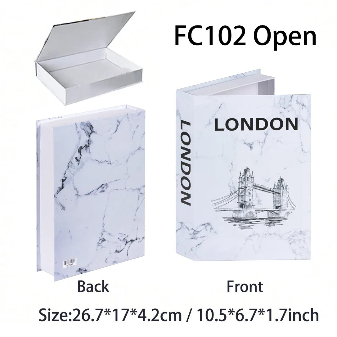 Luxury Fake Books Home Decoration Accessories for Living Room Fashion Fake Book Storage Box Simple Nordic Coffee Table Books